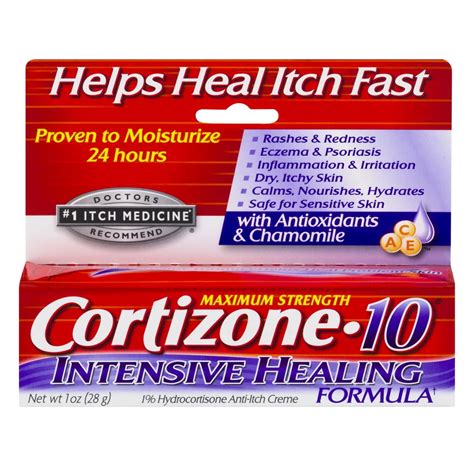 Cortizone-10 Intensive Healing Anti-Itch Creme, 1oz - Walmart.com