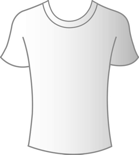 Blank T Shirt Printable - ClipArt Best