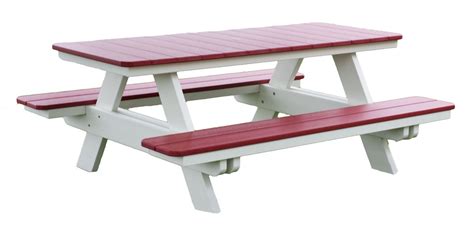 Rectangular Poly Picnic Table - Ohio Hardwood & Upholstered Furniture