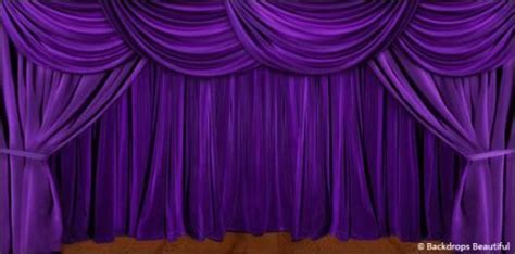 Purple Stage Curtains