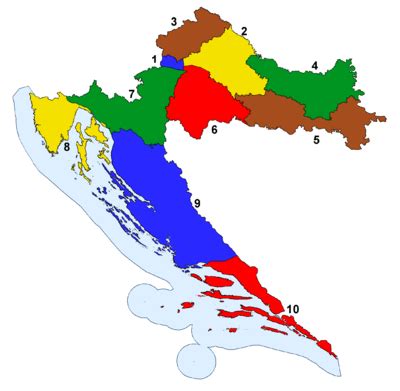 Croatian Parliament electoral districts - Wikipedia, the free encyclopedia