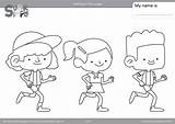 Free Printable Nature Walking Coloring Pages sketch template