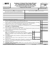 2021 Instructions for Form 8815.pdf - Form 8815 Exclusion of Interest ...