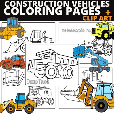 Coloring Pages Construction Vehicles