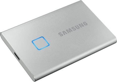 Best Buy: Samsung T7 Touch 1TB External USB 3.2 Gen 2 Portable SSD with Hardware Encryption ...