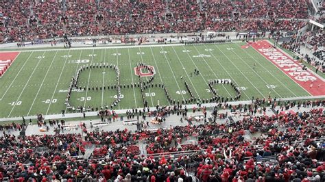 Ohio State Marching Band performs 'Script Ohio' before Indiana game ...