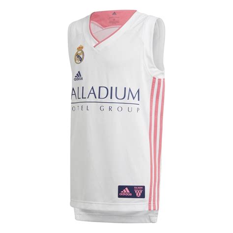 Buy adidas Junior RMCF Real Madrid Baloncesto Basketball Home Jersey ...