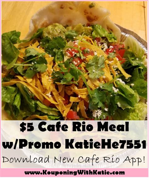 $5 Off At Cafe Rio With New App!!! Get Free Sides Or $5 Dinners!!! – Kouponing With Katie