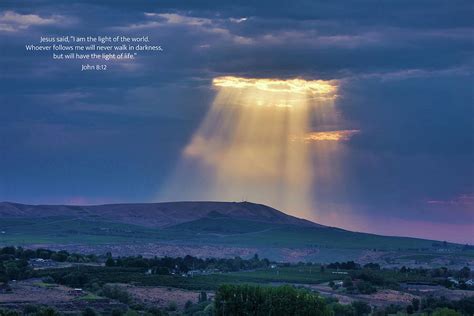 Jesus is the light of the world Photograph by Lynn Hopwood - Pixels