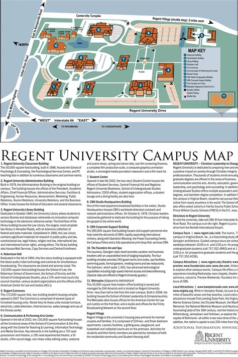 Regent University Campus Map