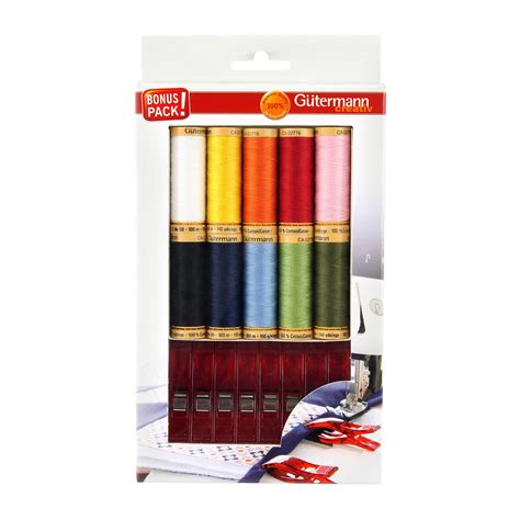 GUTERMANN THREAD COTTON 10RL WITH 8CLIPS » Birch Wholesale