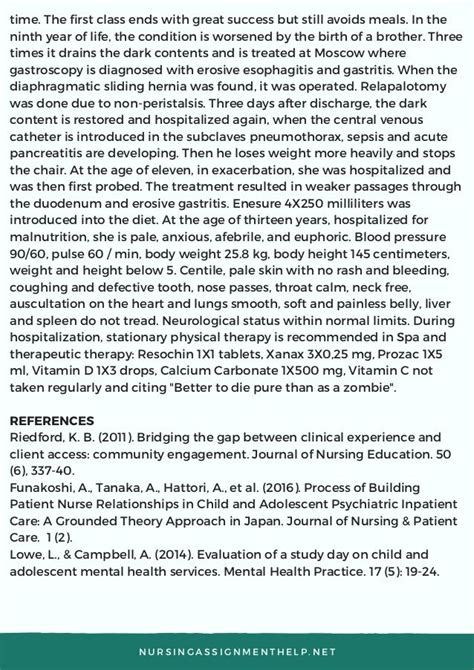 Nursing Case Study Example