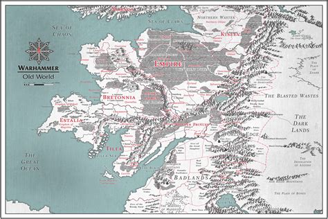 Warhammer Old World Map