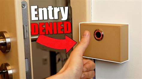 Your Door NEEDS this Upgrade! DIY $40 Fingerprint Lock! - YouTube