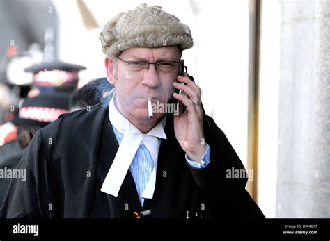 London, England, UK. Barrister outside the Old Bailey / Central ...