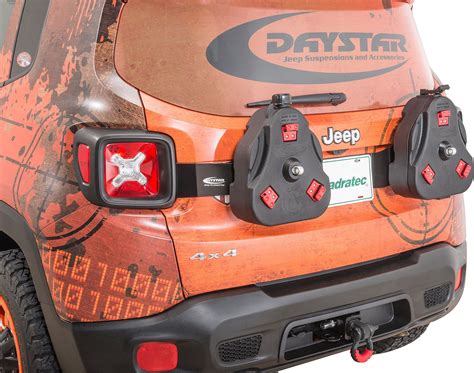 Daystar KJ50020BK Cam Can Tailgate Mount for 15-18 Jeep Renegade BU | Jeep renegade, Jeep ...