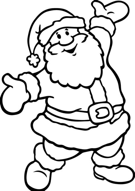 Santa Claus Printable Coloring Pages #coloringsheets | Santa coloring pages, Christmas coloring ...