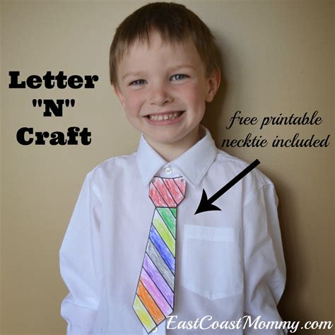 East Coast Mommy: Alphabet Crafts - Letter N