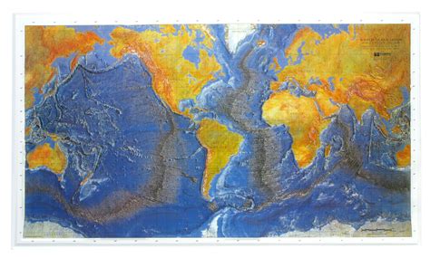 World Ocean Floor Raised Relief 3D map – RaisedRelief.com