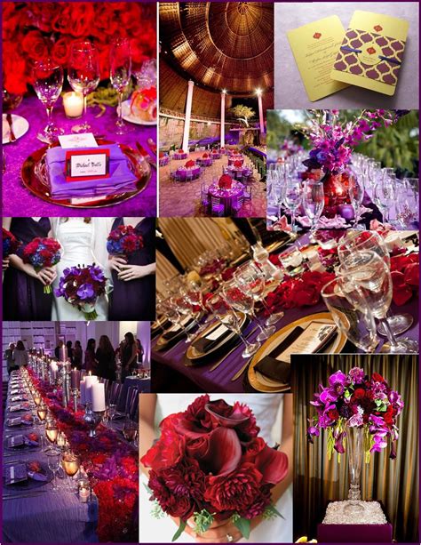 sweet, just the top portion really though | Red purple wedding, Purple ...