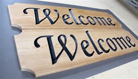 V-Carved Signs - Custom Signs 3D Carved Signs V-shaped