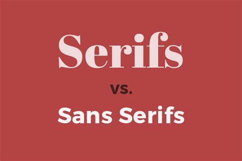 Serif vs. Sans Serif Fonts: Is One Really Better Than the Other ...