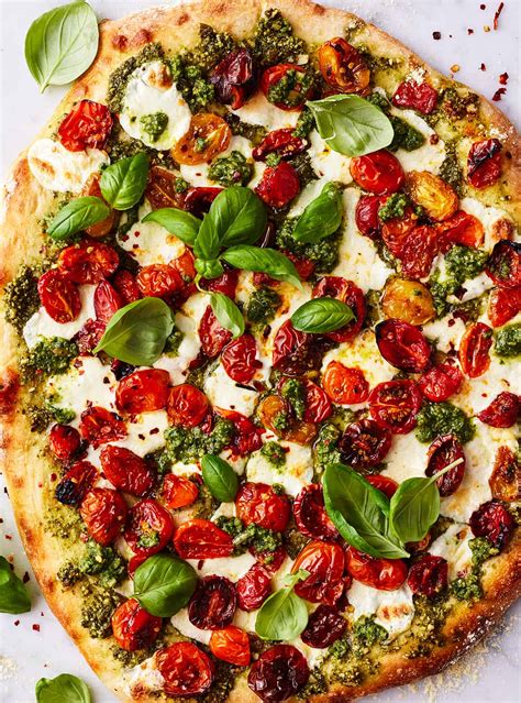 Pesto Pizza Recipe - Love and Lemons