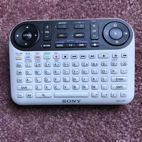 Genuine Sony NSG-MR1 Remote Control Qwerty Keyboard for BluRay Google TV | eBay | Google tv ...