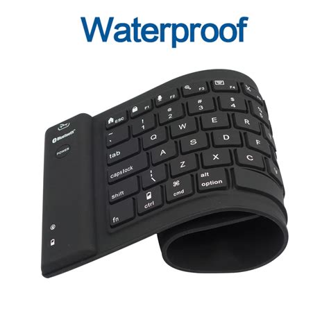 3.0 Bluetooth Keyboard Roll up Teclado 87key 108key Wireless Flexible ...