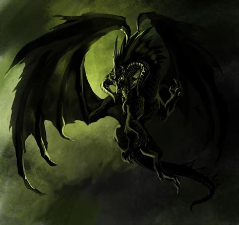 Black dragon D&D | Dragões, Criaturas estranhas, Criaturas