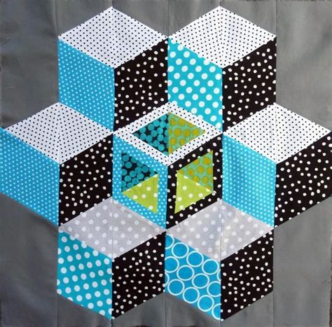 Tumbling Blocks | Craftsy Quilt Square Patterns, Quilt Patterns Free ...