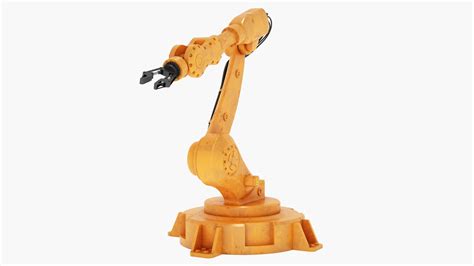 Industrial Robotic Arm - 3D Model by firekash