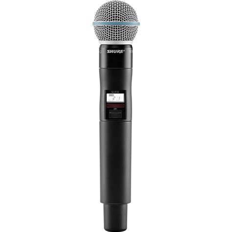 Shure QLXD2/Beta58A Handheld Wireless Microphone QLXD2/B58=-J50