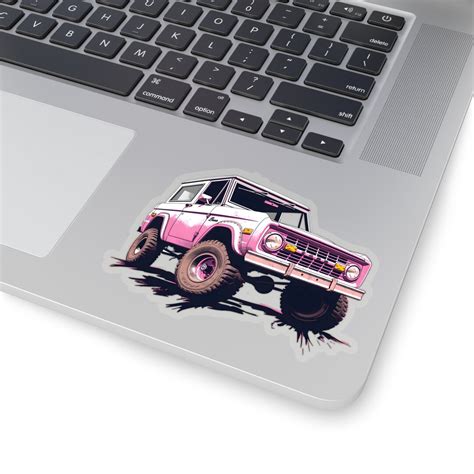 Ford Bronco Pink Car Ford Bronco Sticker Cute Sticker Gift - Etsy