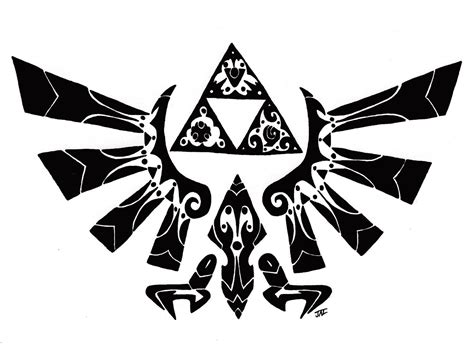 TRIBAL HYLIAN CREST. $15.00, via Etsy. Zelda Logo, Shield Tattoo, Astronomy Tattoo, Zelda Video ...