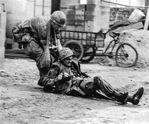 One of the most dramatic photographs of the Vietnam war depicts the ...