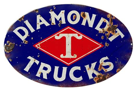 Diamond T Trucks Metal Sign 2 Sizes Available USA Made | Etsy