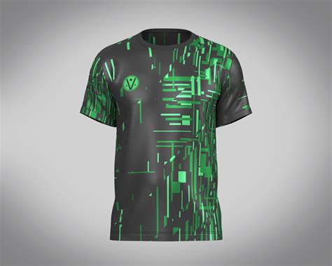 ArtStation - Soccer Black And Green Football Jersey Player-11 | Resources