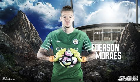 Ederson Moraes 2017 Wallpaper by mahmoddesigner on DeviantArt