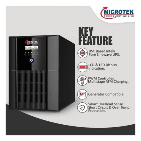 Buy Microtek 5.2KVA, 48V HKVA Inverter with Lithium Po4 Battery, 5120Wh in India - BackupLane.com