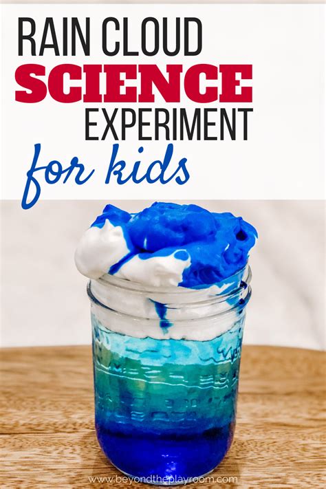 Rain Cloud Science Experiment | Science experiments, Weather ...