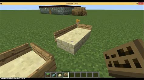 *Minecraft Tutorial* How to make a cat/dog bed - YouTube