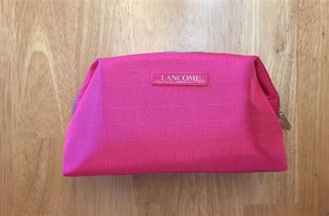 LANCOME PARIS MAKEUP BAG PINK TRAVEL CASE COSMETIC BAG BRAND NEW | eBay