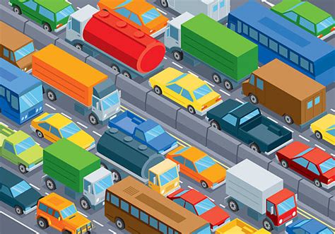 Royalty Free Traffic Jam Clip Art, Vector Images & Illustrations - iStock