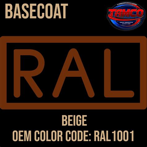 RAL Beige | RAL1001 | OEM Basecoat