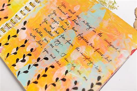 How To Include Lyrics In Your Art Journal: A Mindful Art Experience - Artful Haven