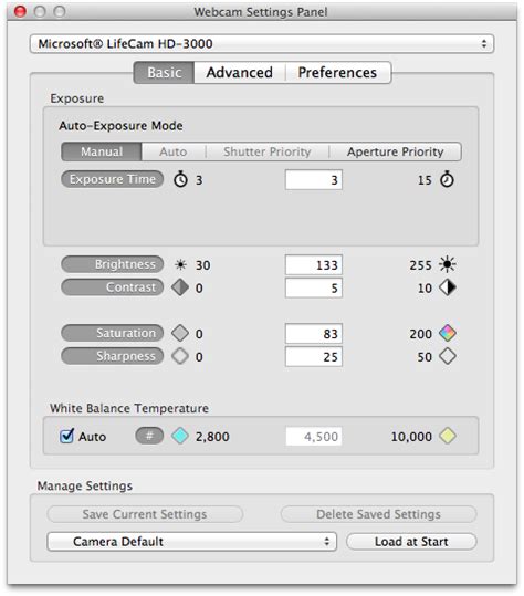 Mactaris: Microsoft LifeCam HD-3000 on Mac OS X