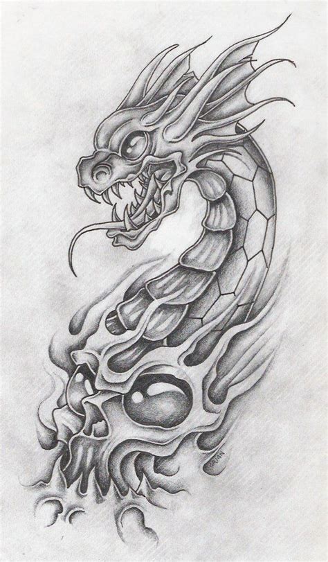 42 best Dragon And Skull Tattoo Designs images on Pinterest | Skull ...