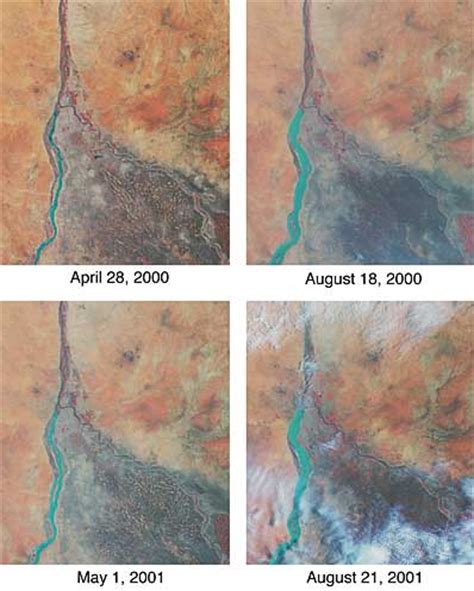 Spaceflight Now | Breaking News | Satellite views capture record Nile River flooding