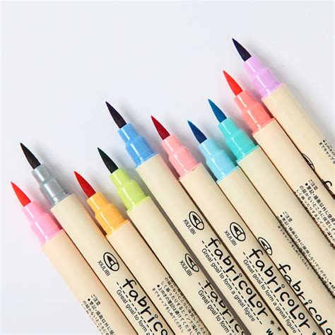 10 pcs /Lot Color Soft brush pen Calligraphy marker pens For Stationery ...